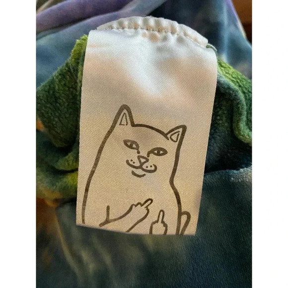 Ripndip Hooded Sweatshirt Men’s L Tie Dye Kangaroo Pocket - Picture 12 of 12